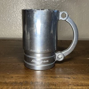 SNAP-ON Aluminum Socket Mug Cup Beer Stein Wrench 5/8 Large SF201 USA Silver - Picture 1 of 4