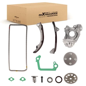 Timing Chain Set w/Sprockets Oil Pump for Toyota Corolla Matrix 1.8L 2000-2008 - Picture 1 of 10