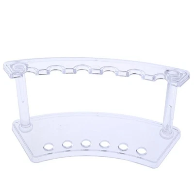 Plastic 6 Slot Pen Jewelry Display Holder Stand Display Rack High Quality - Image 1 of 4