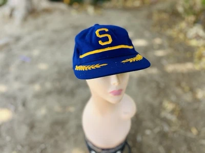 Vintage 1969 PRO KM CAP SEATTLE PILOTS  SIZE 7 PROTOTYPE (GAME WORN) - Image 1 of 4