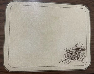 Vintage Corning Portable Counter Saver Mushroom Cutting Board 12" X 15" No Pads - Picture 1 of 5