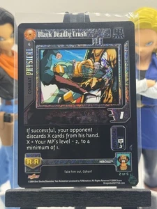 Dragon Ball GT TCG Black Deadly Crush 6 Super 17 Saga 1st Alt Foil! - Imagen 1 de 1