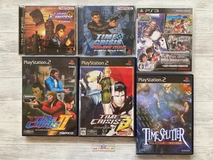 SONY PS 1 2 3 Time Crisis & Project Titan & BIG 3 Gun Shooting & Time Splitter - Picture 1 of 14