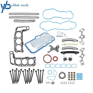 Timing Chain Kit Head Gasket Bolt Set For Dodge Ram 1500 Jeep Liberty 3.7L 02-05 - Bild 1 von 18