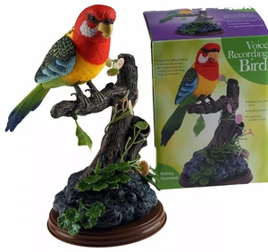 Red Talk Back Sprachaufnahme Papagei Vogel - Neuheit Geschenk. - Bild 1 von 1