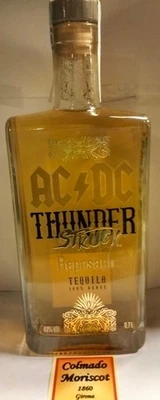 TEQUILA AC/DC  THUNDER STRUCK  REPOSADO 70cl 40% 100% AGAVE MEXICO 0,7 L - Photo 1/3