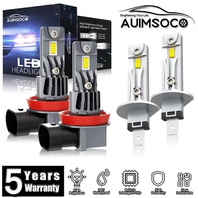 For Ford Fiesta 2014-2018 Hatchback/Sedan 4-Door LED Headlight Bulbs Cool White - Image 1 of 4