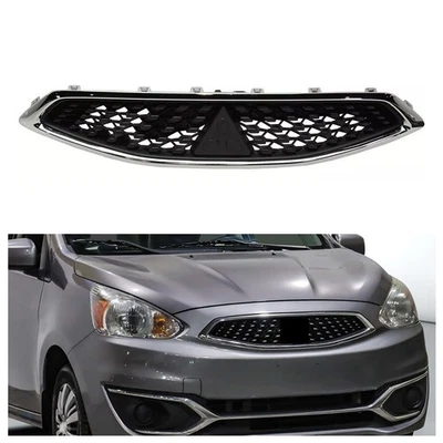 Fits 2017-2020 Mitsubishi Mirage Hatchback Front Grille Chrome 6402A380 - Image 1 of 4