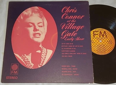 Chris Connor At The Village Gate Early/Late Show LP 1963 FM FMLP300 Mono VG+/VG+ - Bild 1 von 4