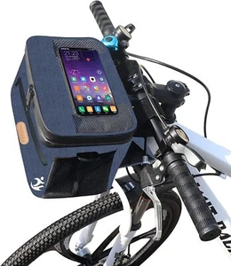 Bike Basket Knee Scooter Front Bag Bicycle Insulated Bottle For Hiking Travel - Picture 1 of 45