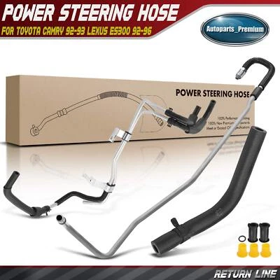2x New Power Steering Return Hose Assy for Toyota Camry 92-93 Lexus ES300 92-96 - Image 1 of 4