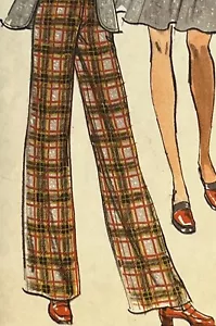 1974 Vintage Butterick Muster 3499 Jacke Rock & Hose *Übergröße 16* ungeschnitten FF - Bild 1 von 6
