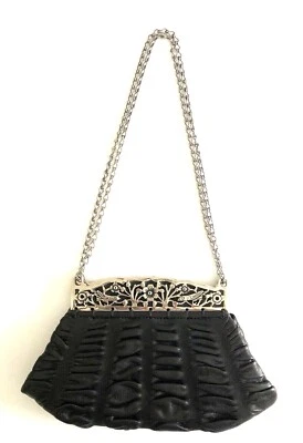 Bolso de Noche Vintage Glen Miller Cartera Cuero Cocodrilo Foto 1 de 4