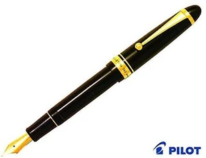 Pilot Namiki CUSTOM743 Fountain Pen Black Broad Nib FKK-3000R-B-B New from Japan - Picture 1 of 3