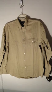 Lands' End Khaki, Baumwolle, LS, Knopfleiste, Hemd, Herren XL (17-17,5) - Bild 1 von 9