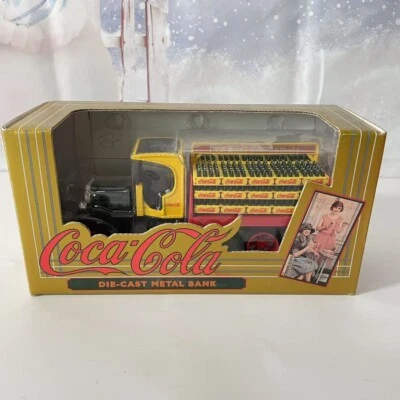 COCA COLA COKE 1925 KENWORTH BOTTLE TK 1994 DIECAST ERTL BANK NEW IN BOX - Image 1 of 4
