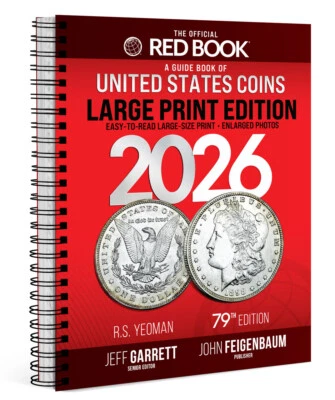 A Guide Book of United States Coins "Red Book" 2026 (letra grande) Foto 1 de 4