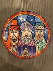 Mikasa Christmas Lidded Trinket Box With Three Wise Men. Made In Japan - Picture 1 of 10