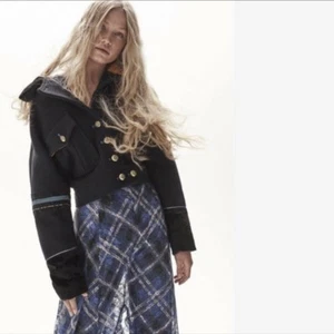 NWT FREE PEOPLE Wool Blend Eisenhower Cropped Jacket Size Medium M Retail $250 - Picture 1 of 7