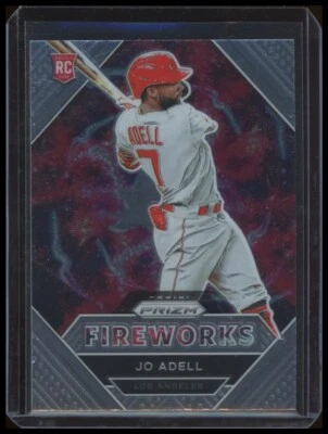2021 Jo Adell Panini Prizm #FW9 Fireworks Rookie Card - Angels - Image 1 of 2