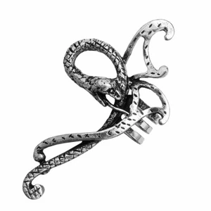 1 Stück Modeschmuck Ohrstecker beißende Schlange Ohrklemme Ear Cuff - Bild 1 von 2
