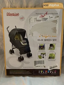 Manito Elegance Alpha Kinderwagen Wetterschutz/Regenschutz grau - Bild 1 von 5