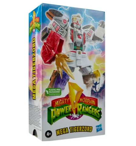 Mighty Morphin Power Rangers  Mega Tigerzord Action Figure  Hasbro Cover