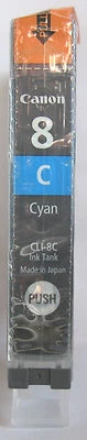 Canon CLI-8C Genuine Cyan Cartridge. New & Sealed. - Image 1 of 2
