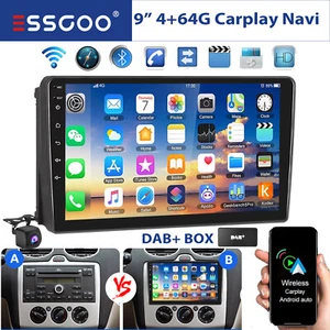 Für Ford Focus C Max Transit DAB+ 64G Android 14 Autoradio Carplay Navi RDS WIFI - Bild 1 von 13