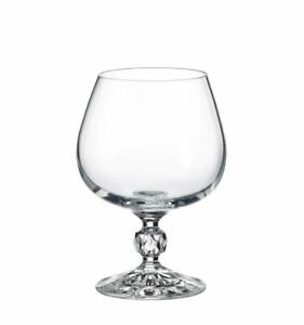 Crystalite Bohemia 6-Piece set Collection Sterna Cognac glass 8.5oz