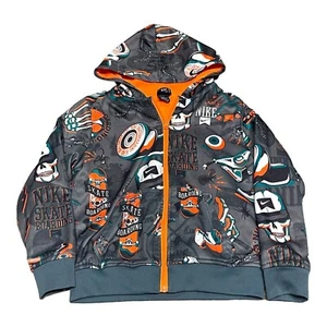 Nike Boy's Hoodie Junior Hooded Medium Skateboard Skater Skull Hoodie M 10-12 - Picture 1 of 7