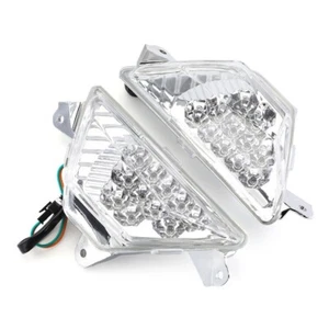 Clear Front LED Turn Signal Light Lamp Fit Kawasaki Ninja ZX6R/ZX636 2013-2022 - Picture 1 of 7