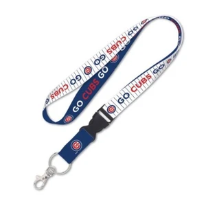 Official Licensed MLB Wincraft CHICAGO CUBS LANYARD W/DETACH BUCKLE Brand New - Picture 1 of 1