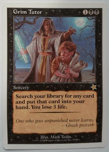 Grimmiger Lehrmeister/Grim Tutor - Starter 1999 - mint - Magic MTG - Bild 1 von 2