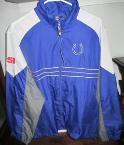 NEU Indianapolis Sport illustrierte Windbreaker Jacke Herren groß durchgehender Reißverschluss - Bild 1 von 8