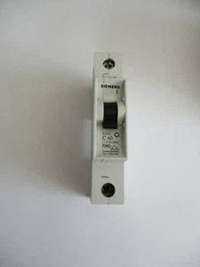 SIEMENS 5SX2 C40 40 AMP 6KA SINGLE POLE MCB CIRCUIT BREAKER. - Picture 1 of 1