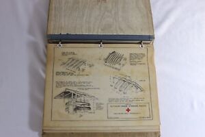Vintage American Red Cross 1940-50s First Aid & Water Safety Instruction Manuals