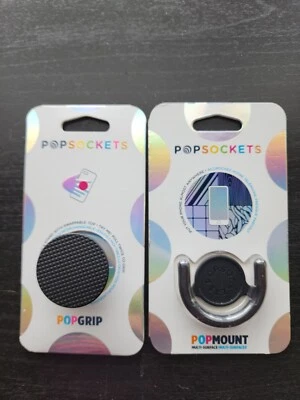 PopSockets PopMount Multi Surface Use Portrait or Landscape Black - Image 1 of 4