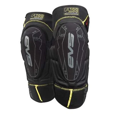 EVS TP199 Knee Guards Black/Hi-Viz Pair Youth - Image 1 of 4