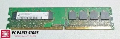 Qimonda 512MB PC2 5300U DDR2 667 MHz HYS64T64000HU-3S-B Desktop Ram Memory - Image 1 of 4