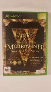 The Elder Scrolls III Morrowind Game Of The Year Edition Xbox VGC PAL