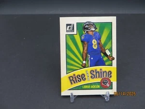 2020 Donruss Lamar Jackson Rise And Shine Magnet Baltimore Ravens - Bild 1 von 6