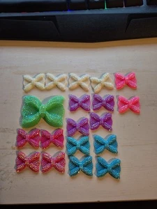 Resin Bows 18 small 1 Large  - Picture 1 of 2