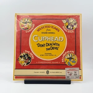 Cuphead Game Soundtrack, 180 Gram 2LP Black Vinyl Gatefold Jacket Corner Damage - Picture 1 of 3