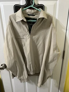 Weatherproof Men’s 1/2 Zip Pullover Size XL Tan - Picture 1 of 6