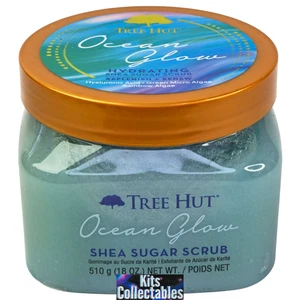 Exfoliante corporal exfoliante hidratante Tree Hut Ocean Glow azúcar de karité nuevo - Imagen 1 de 3