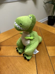 Disney Store Toy Story Rex Plush 9” Green Dinosaur T-Rex Stuffed Animal - Picture 1 of 3