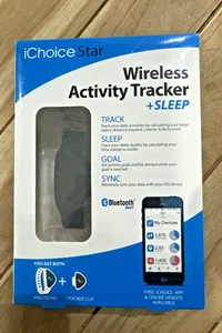 ICHOICE STAR A30 BLUETOOTH WIRELESS ACTIVITY & SLEEP TRACKER - BLACK - Picture 1 of 6