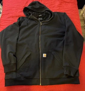 Carhartt Herren 2 XL Tall Rain Defender Midweight Full Zip Sweatshirt TS4078-M - Bild 1 von 11