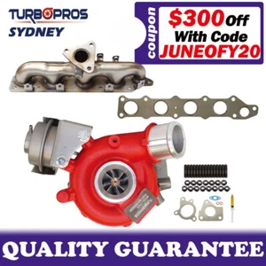High Flow Turbo+Genuine Manifold, Gasket & Stud For Mitsubishi Lancer 4N13 1.8L - Foto 1 di 14